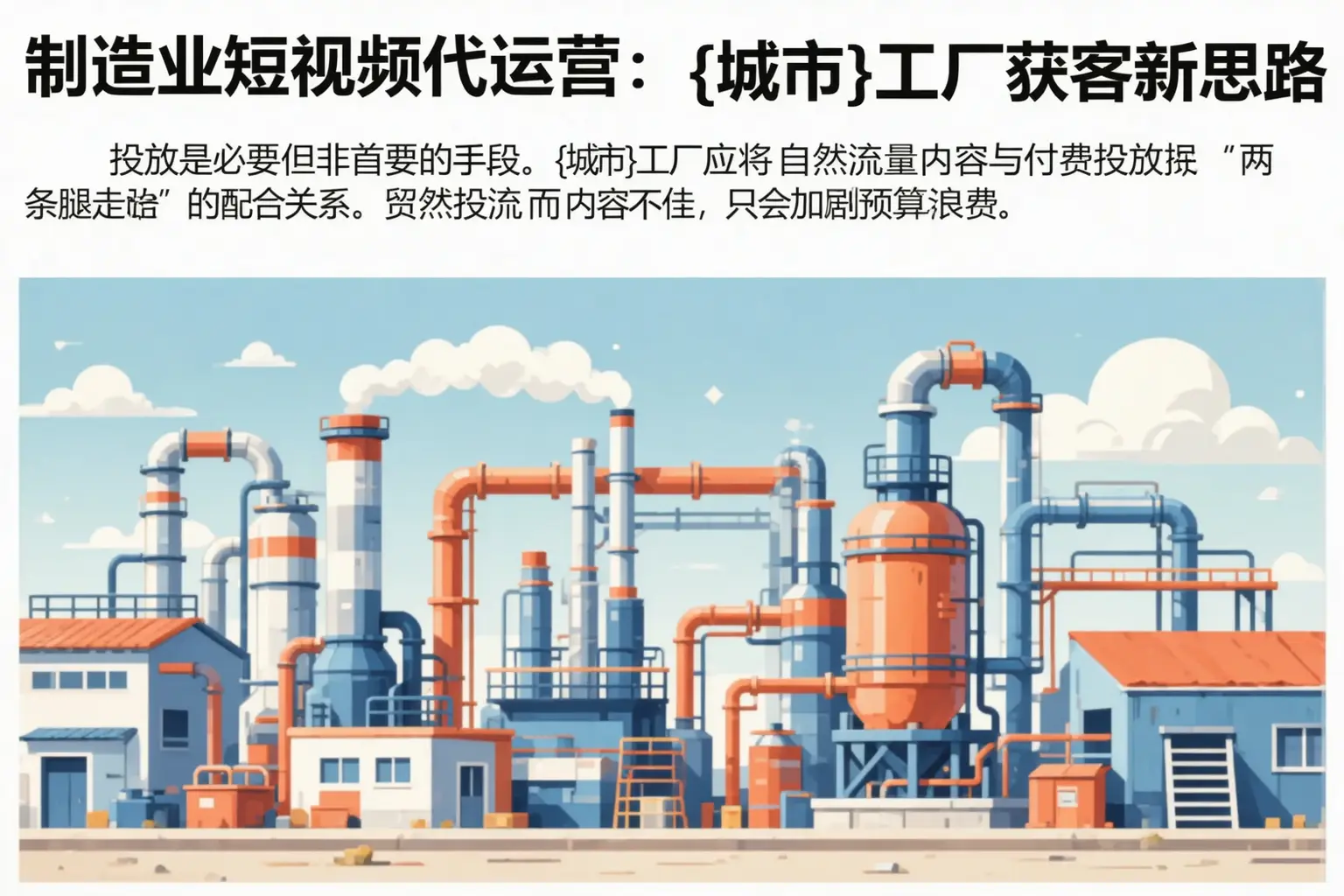 制造业短视频代运营：平泉工厂获客新思路
